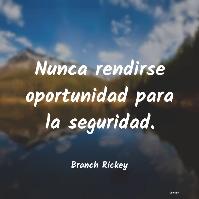 Frases de Branch Rickey