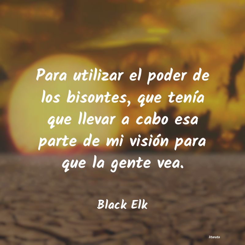 Frases de Black Elk
