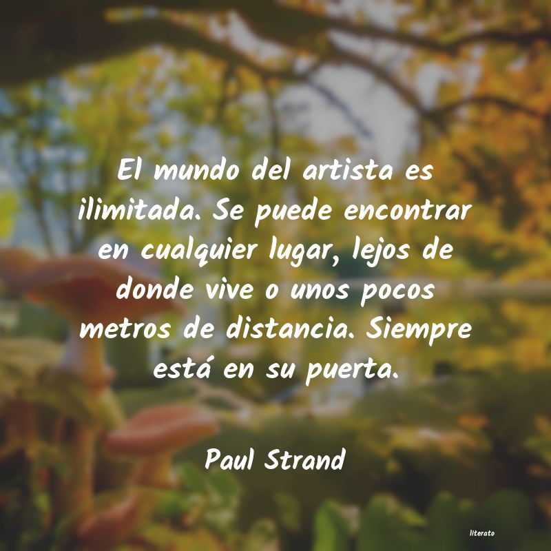 Frases de Paul Strand