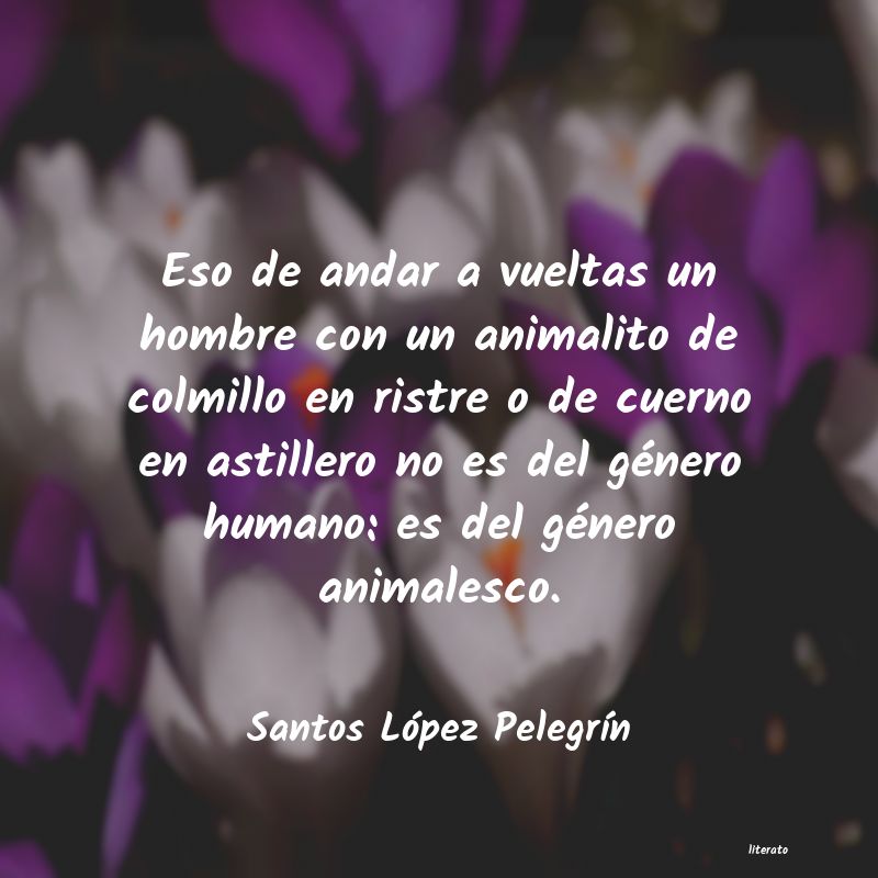Frases de Santos López Pelegrín