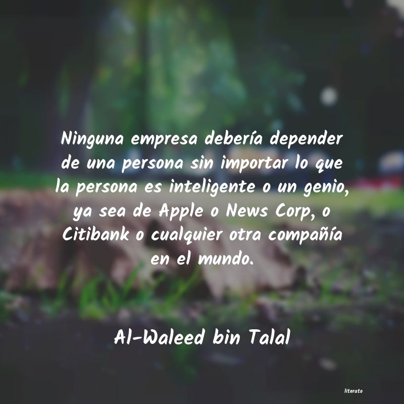 Frases de Al-Waleed bin Talal
