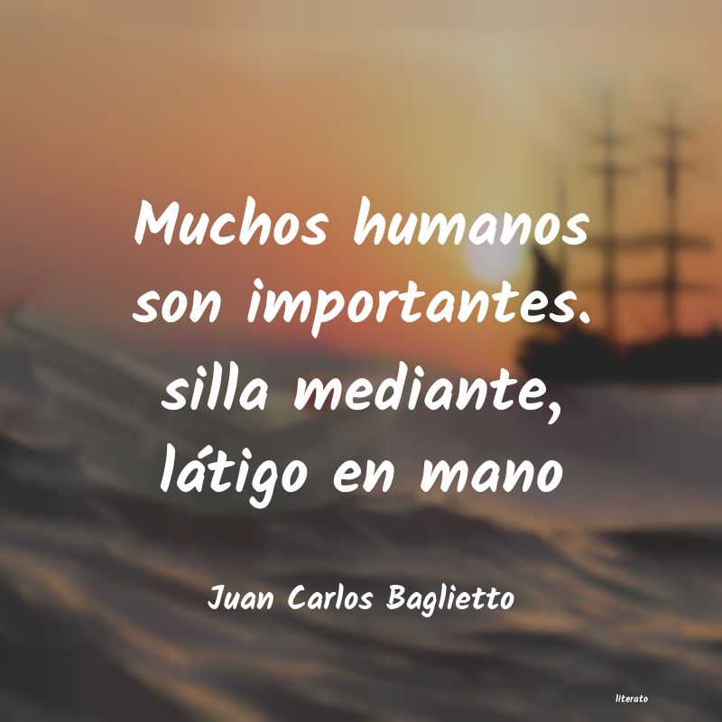 Frases de Juan Carlos Baglietto