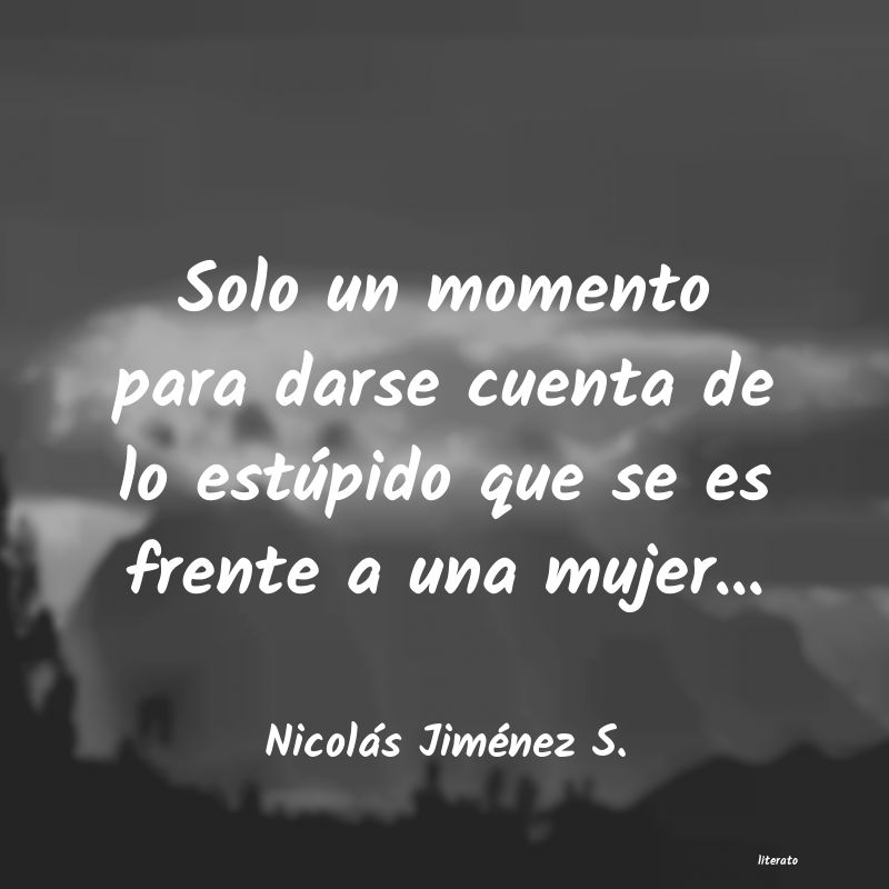 Frases de Nicolás Jiménez S.