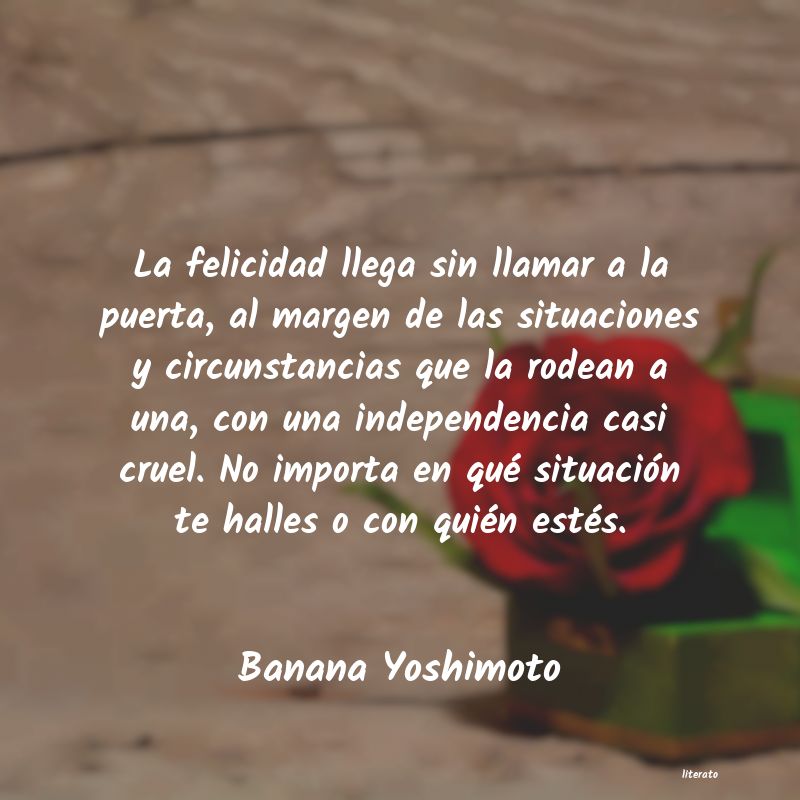 Frases de Banana Yoshimoto