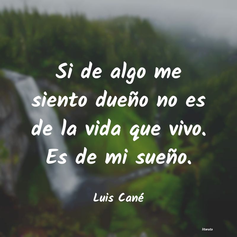Frases de Luis Cané