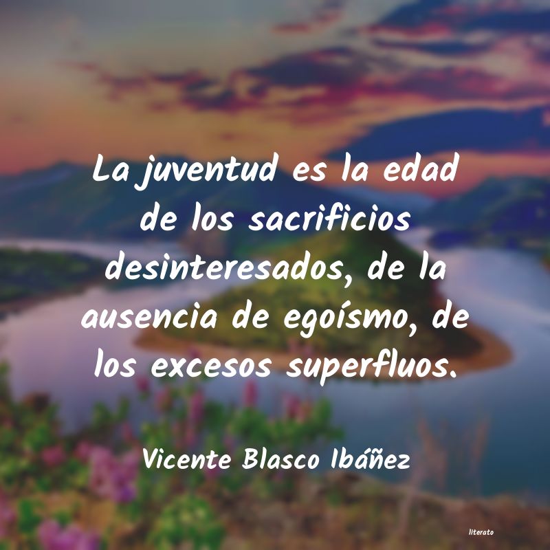 Frases de Vicente Blasco Ibáñez