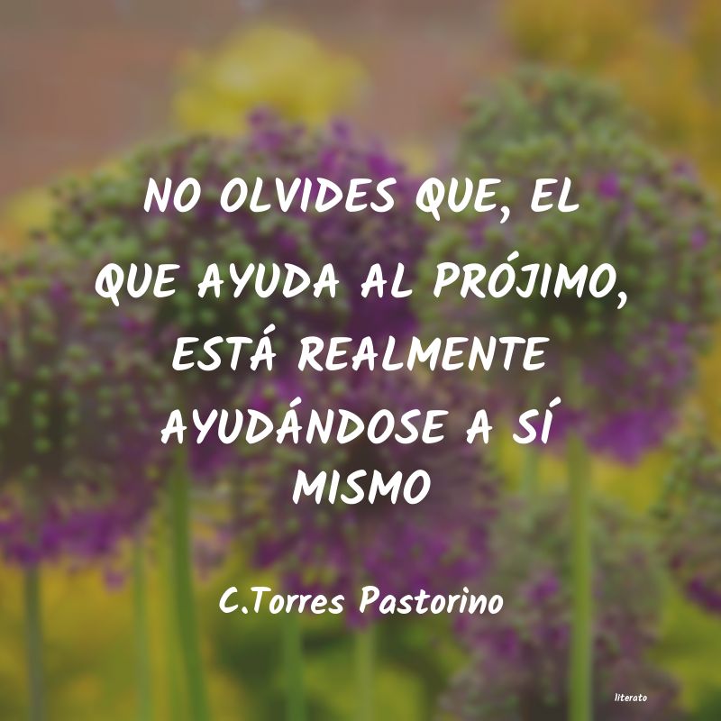 frases de C.Torres Pastorino