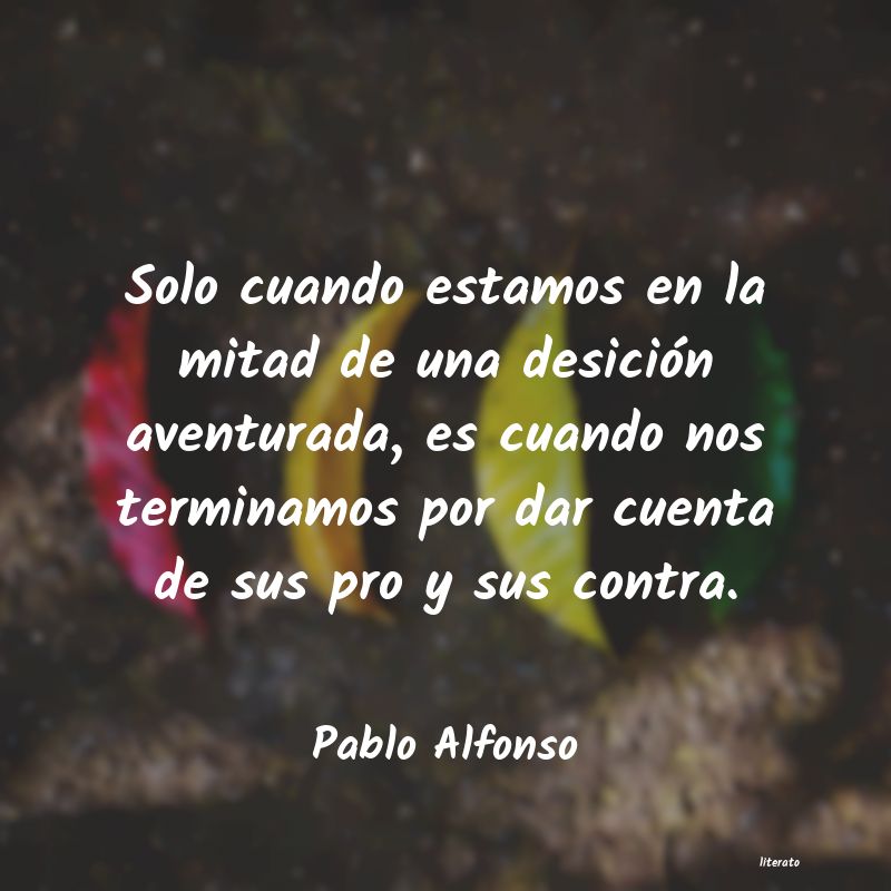Frases de Pablo Alfonso
