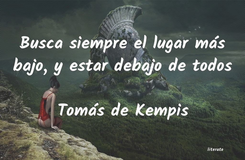 Frases de Tomás de Kempis