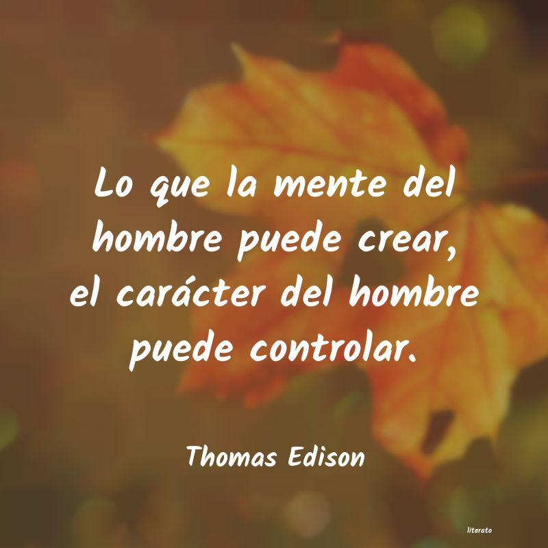 Frases de Thomas Edison