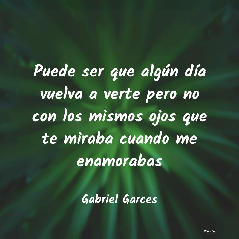 Frases de Gabriel Garces