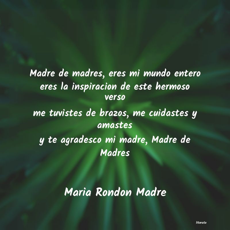 Frases de Maria Rondon Madre