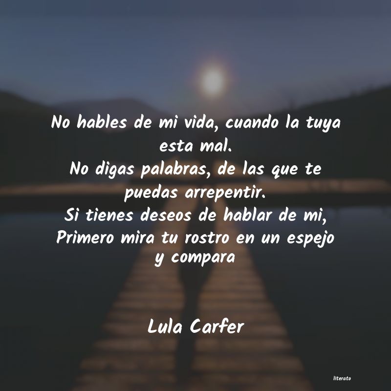 Frases de Lula Carfer