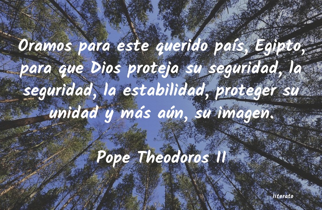 Frases de Pope Theodoros II