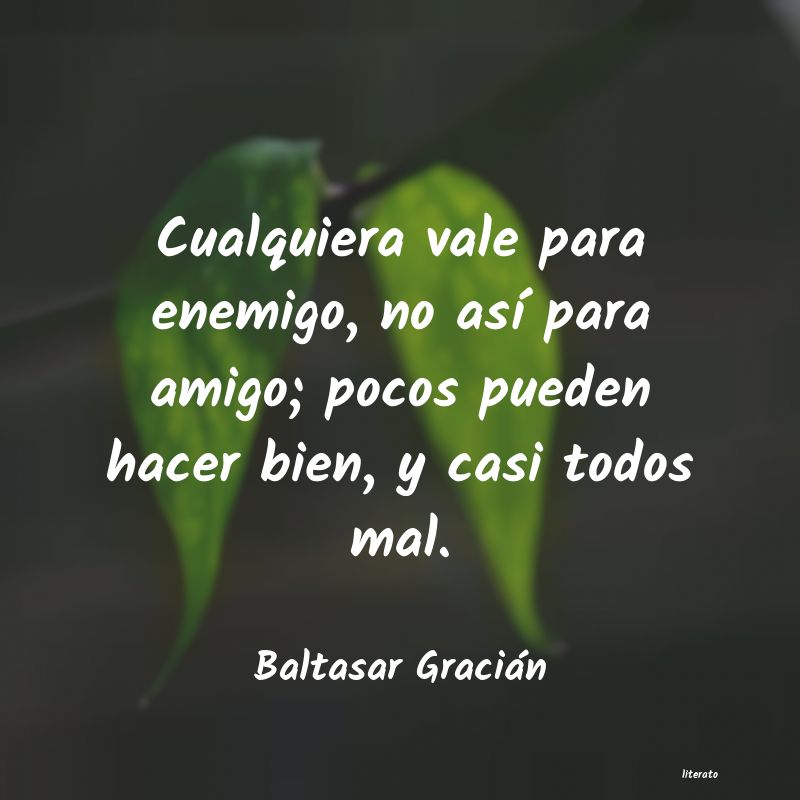 Frases de Baltasar Gracián