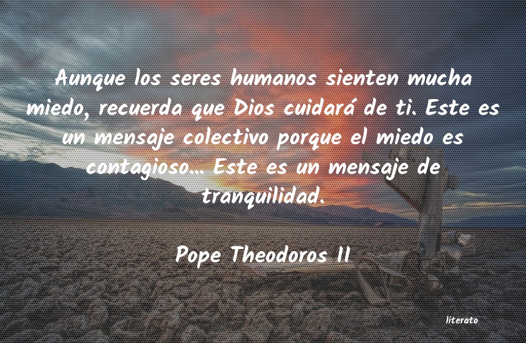 Frases de Pope Theodoros II