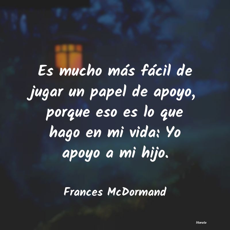 Frases de Frances McDormand