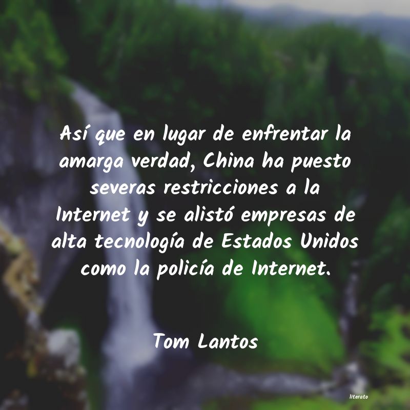 Frases de Tom Lantos