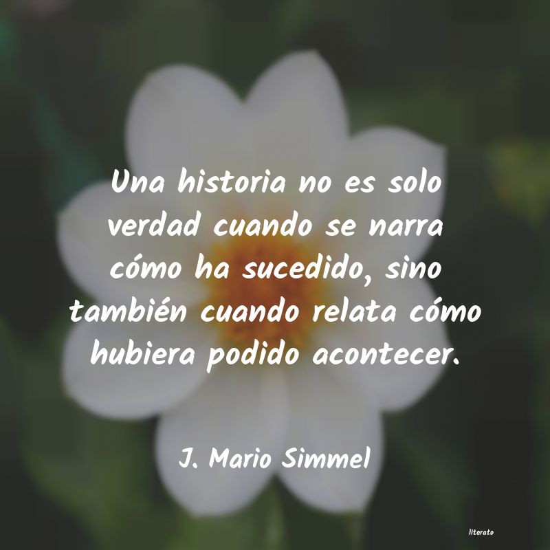 Frases de J. Mario Simmel