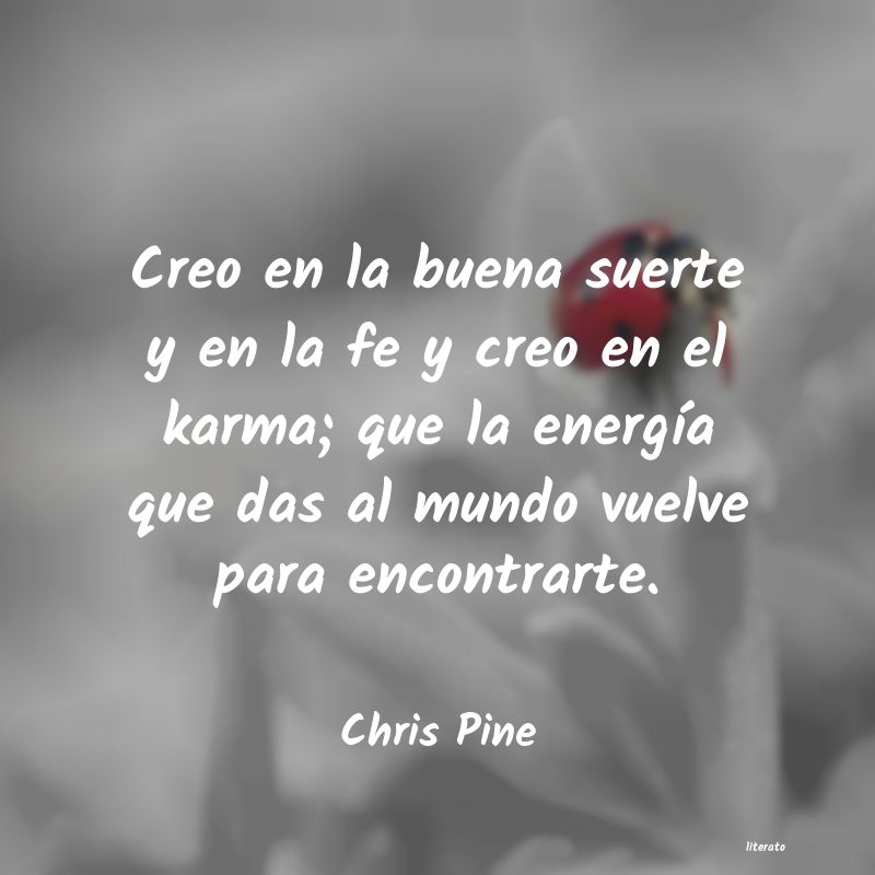 Frases de Chris Pine