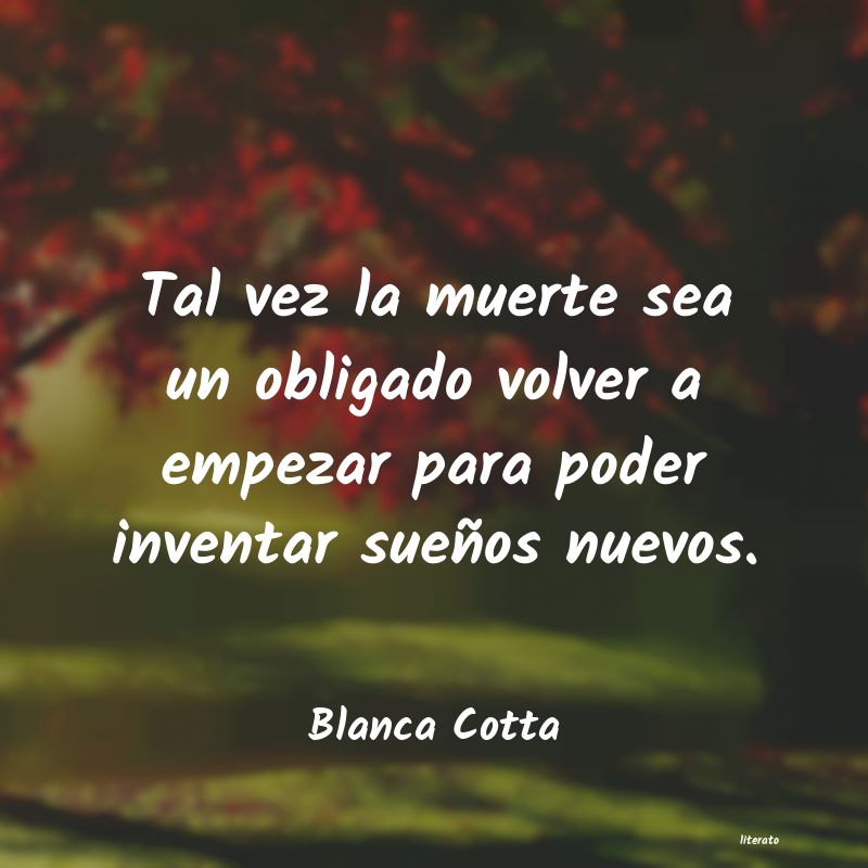 Frases de Blanca Cotta