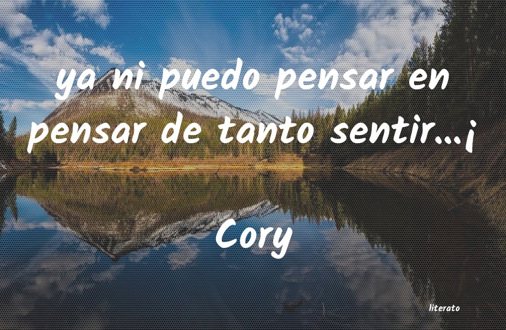 Frases de Cory