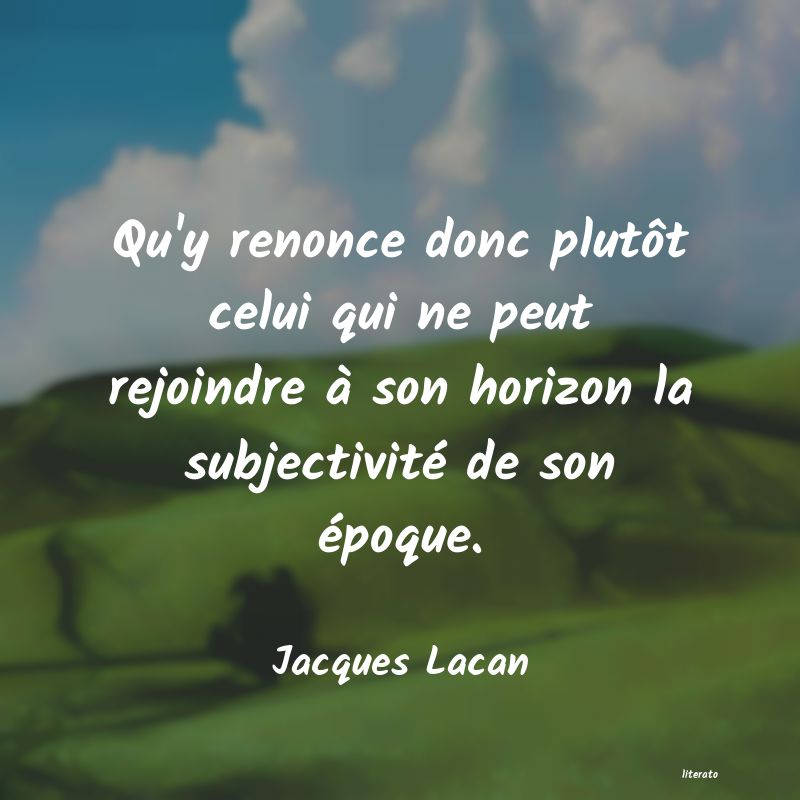Frases de Jacques Lacan