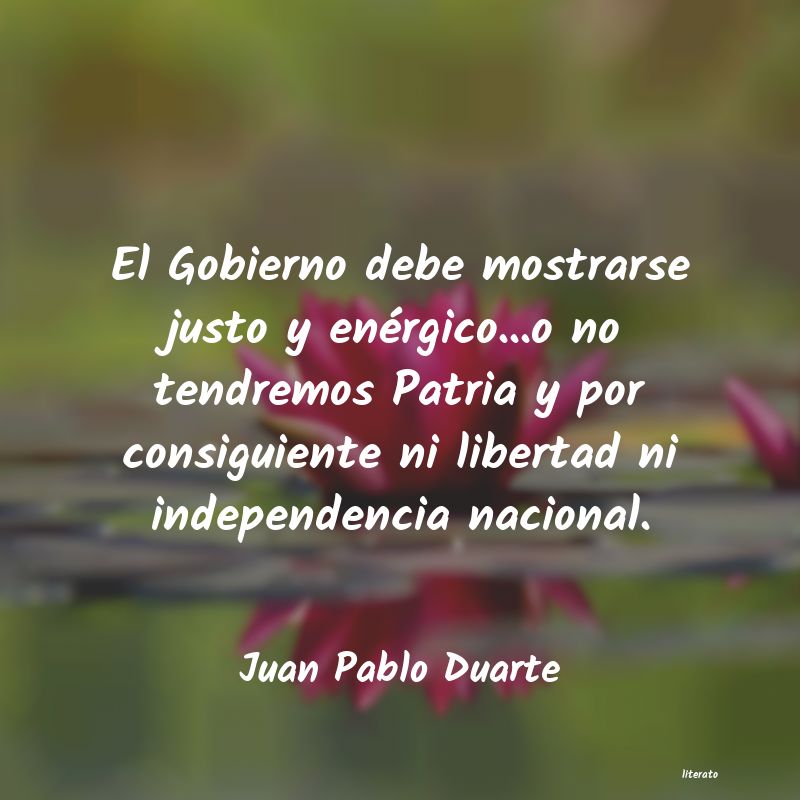 Frases de Juan Pablo Duarte