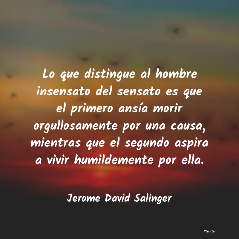 frases de Jerome David Salinger