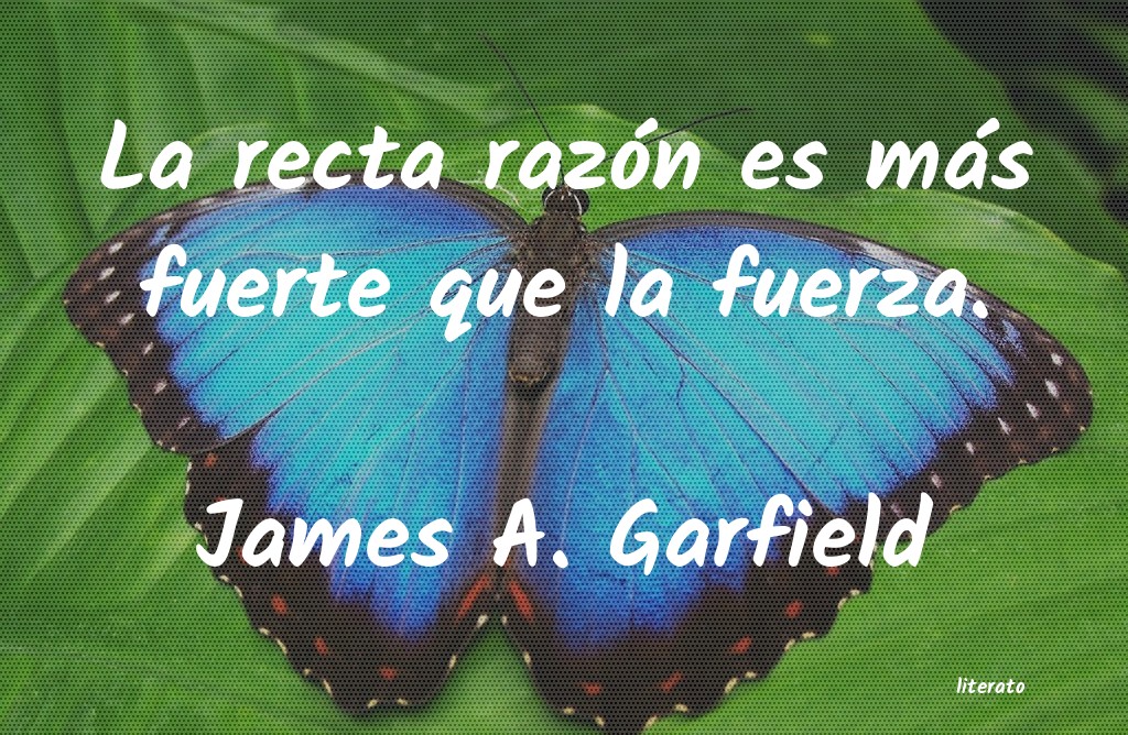 Frases de James A. Garfield