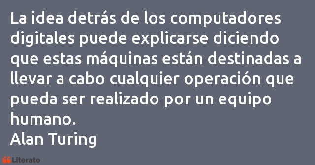 Frases de Alan Turing