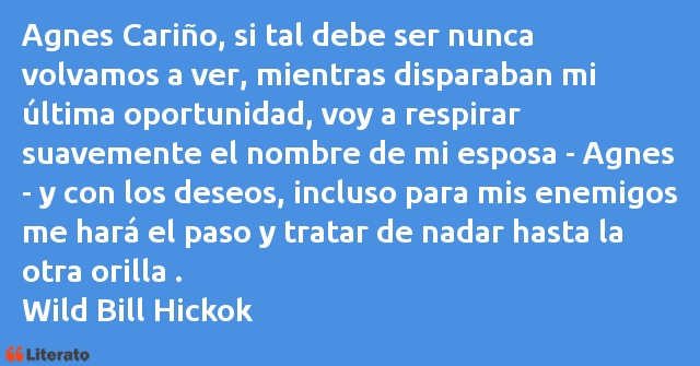 Frases de Wild Bill Hickok