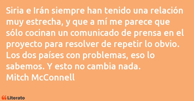 Frases de Mitch McConnell