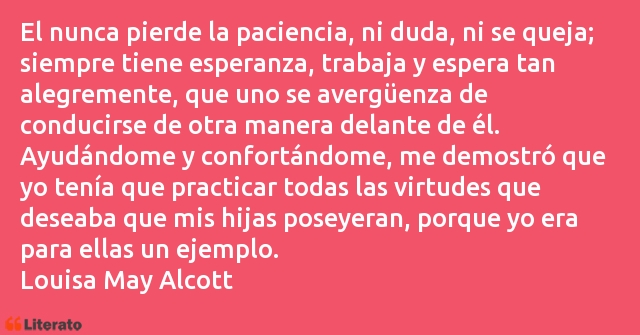 Frases de Louisa May Alcott