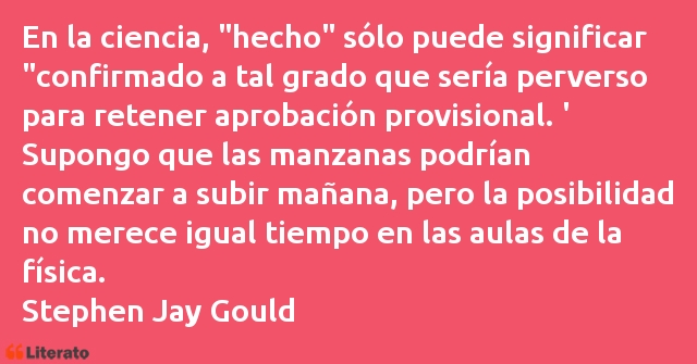 Frases de Stephen Jay Gould