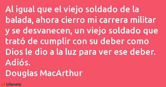 Frases de Douglas MacArthur