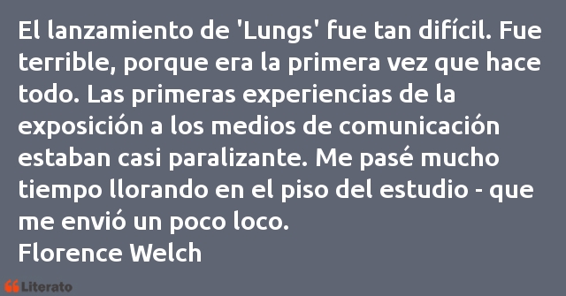 Frases de Florence Welch