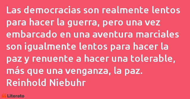 Frases de Reinhold Niebuhr