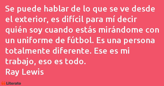 Frases de Ray Lewis