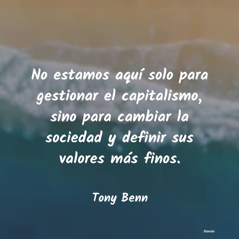 Frases de Tony Benn