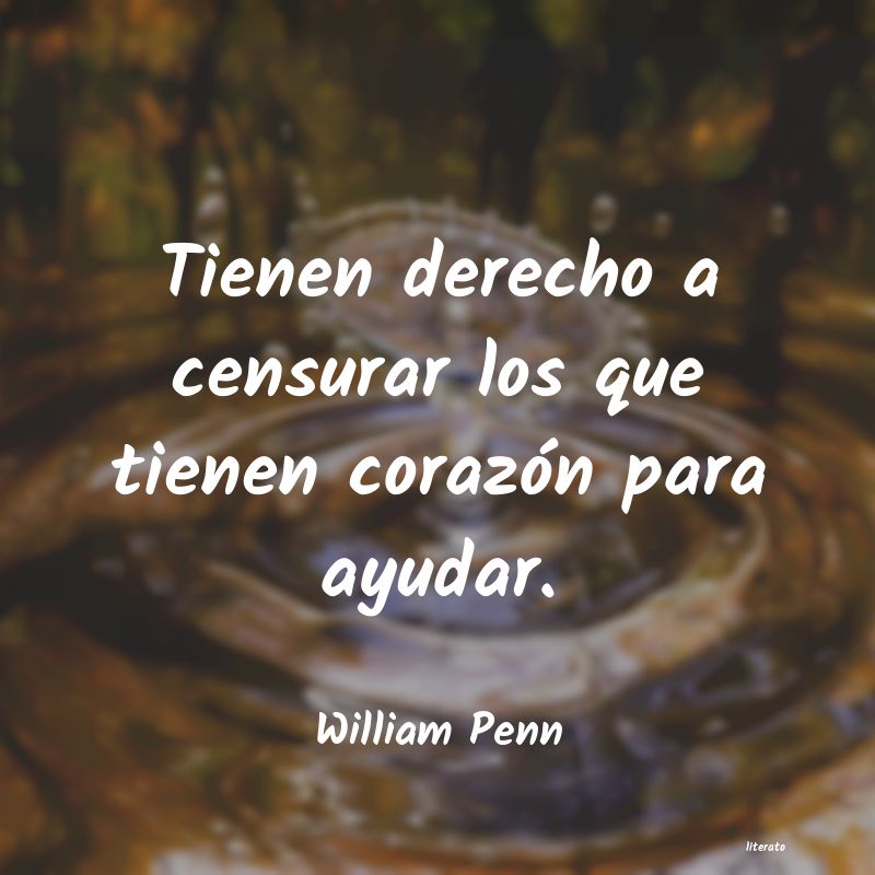 frases de William Penn