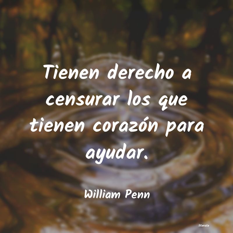 Frases de William Penn