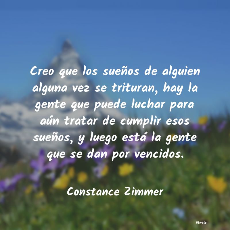 Frases de Constance Zimmer