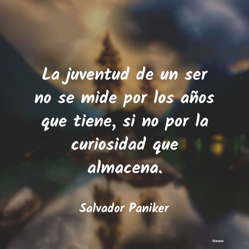 Frases de Salvador Paniker