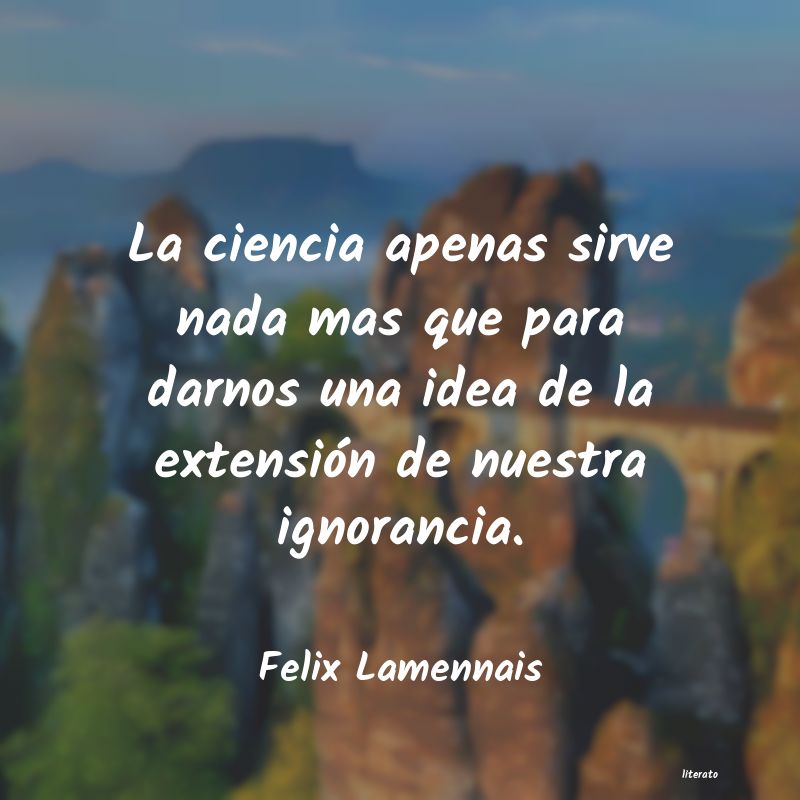Frases de Felix Lamennais