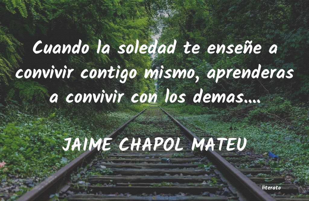 Frases de JAIME CHAPOL MATEU