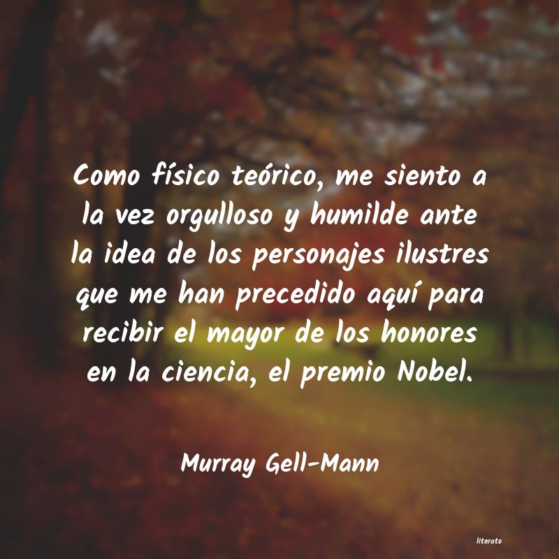Frases de Murray Gell-Mann