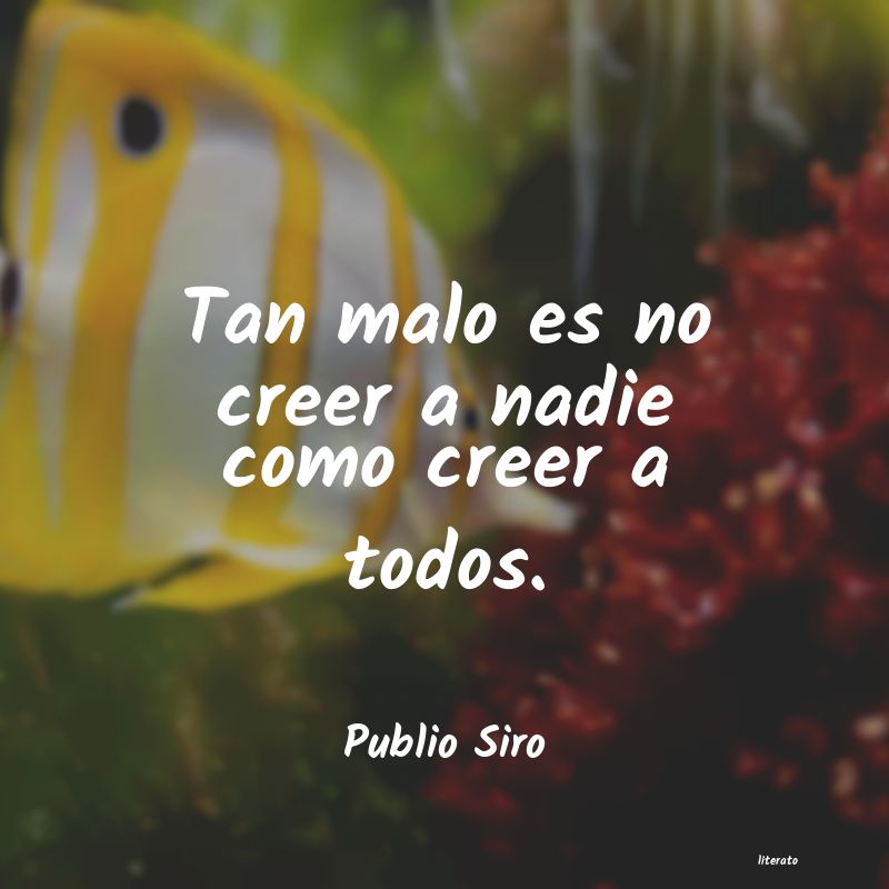 frases de Publio Siro