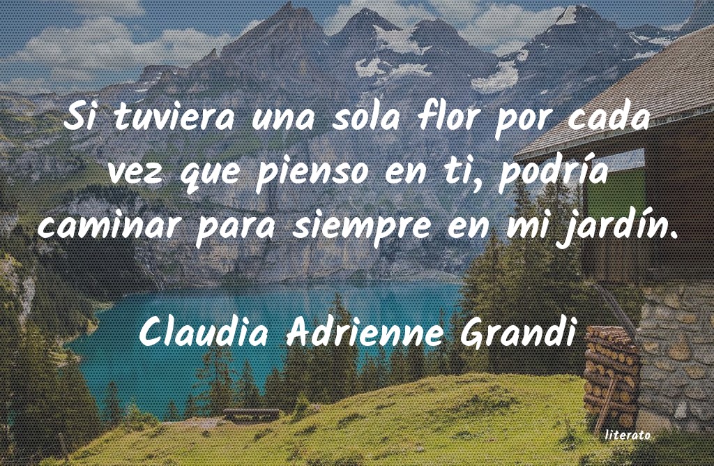 Frases de Claudia Adrienne Grandi
