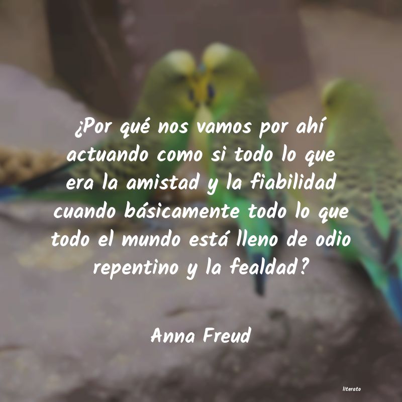 Frases de Anna Freud
